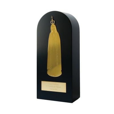 Bibelot Madeira Nª Sª Fátima Dourado Bibelot Madeira Nª Sª Fátima Dourado