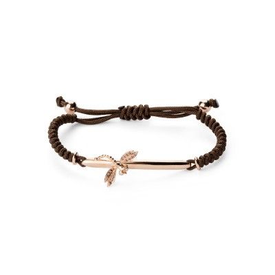 Pulseira Macramé Castanho Libelinha Pulseira Macramé Castanho Libelinha