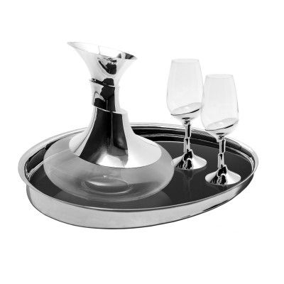 Oporto Wine Set Artica - Tray+Decanter+2 Oporto Wine Glasses Oporto Wine Set Artica - Tray+Decanter+2 Oporto Wine Glasses