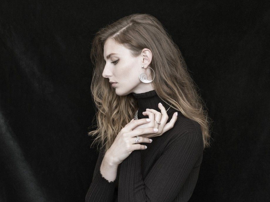 Hoop Earrings Droplet 