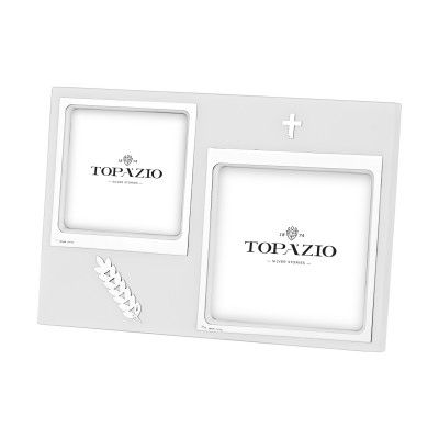 Picture Frame Communion Wheat and Cross