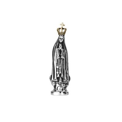 Bibelot N Sr Ftima - 6cm Dourado