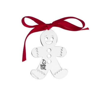 Ornamento de Natal Homem Biscoito