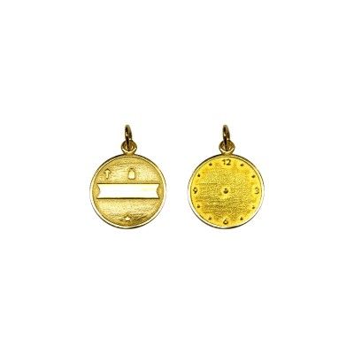 Medalha Nascimento - Dourado Medalha Nascimento - Dourado