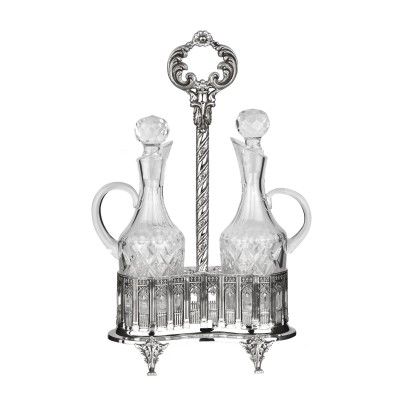 Cruet Stand Colunas Flores Cruet Stand Colunas Flores