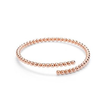 Bangle Large Beads Rendezvous - Rose Gold