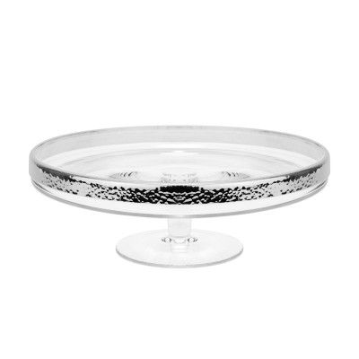 Cake Plate Hammered