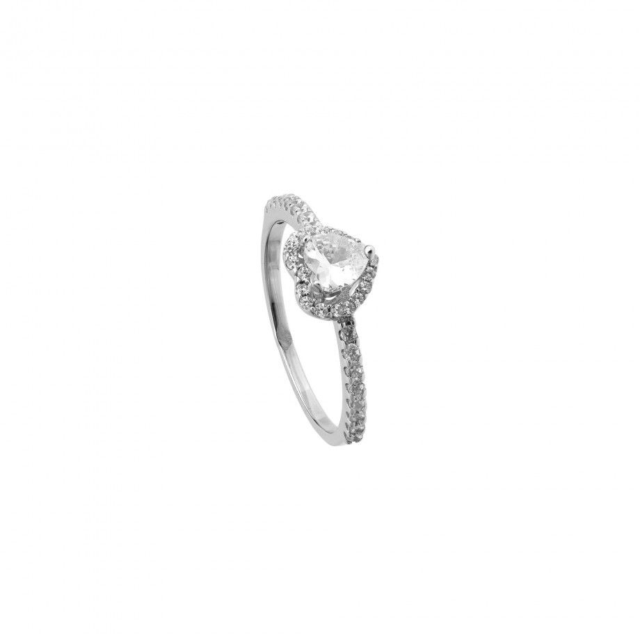 Solitaire Ring Heart