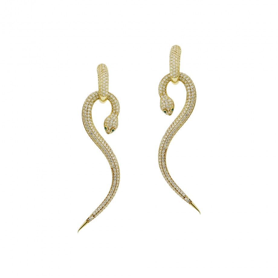 Earrings Serpente