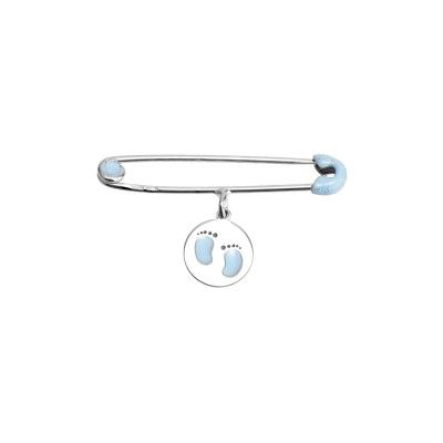 Safety Pin for Maternity Bag - Blue