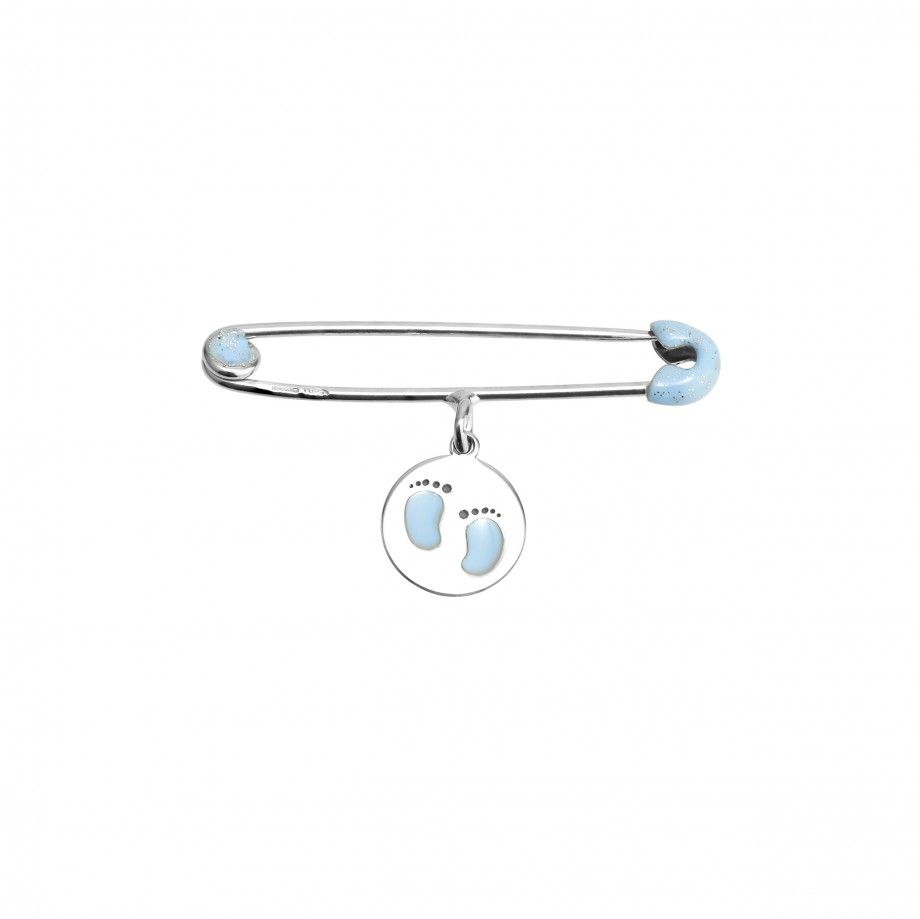 Safety Pin for Maternity Bag - Blue