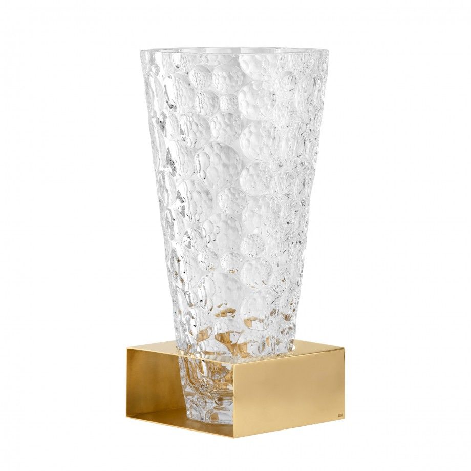 Vase Cubic II - Golden