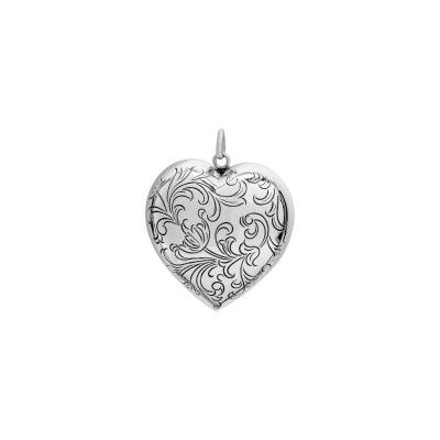 Pendant Engraved Heart 3cm