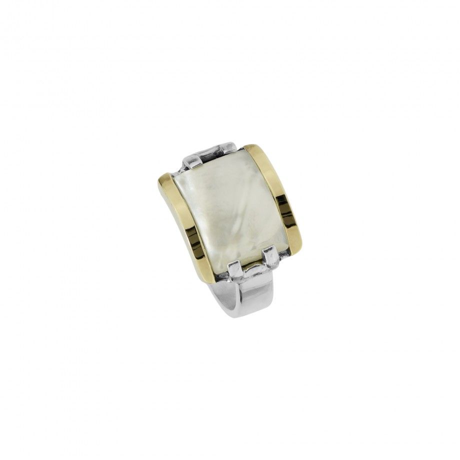 Ring Mother of Pearl and Gold