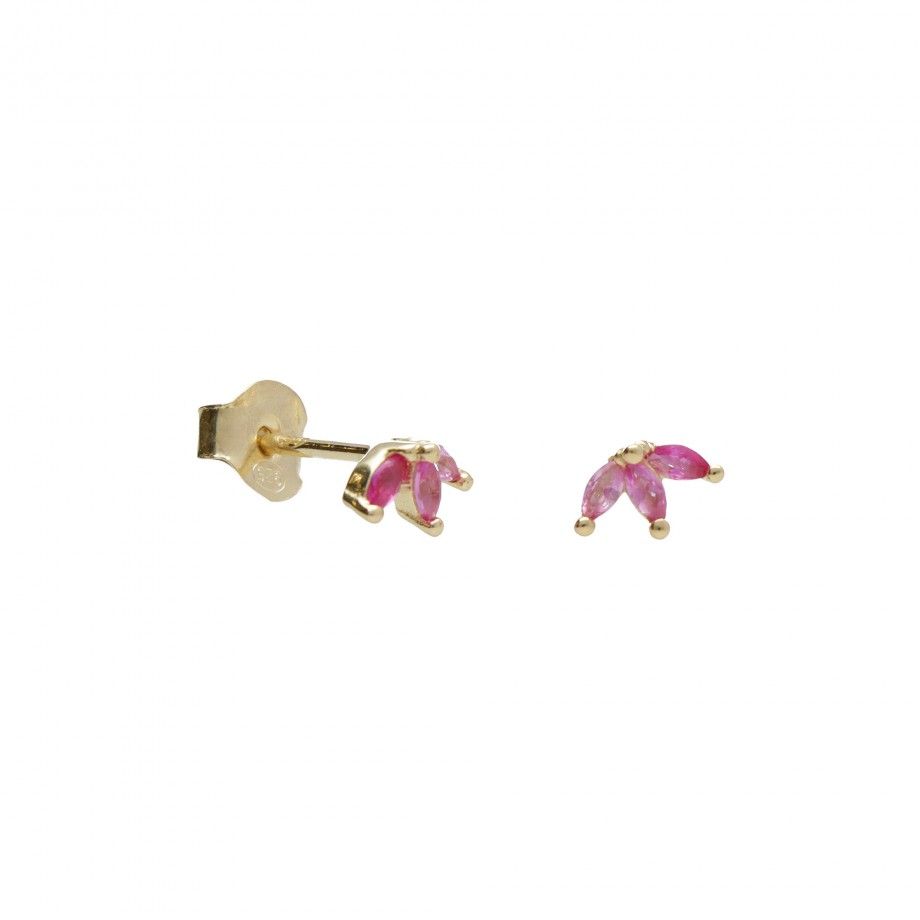 Earrings Pink Petals