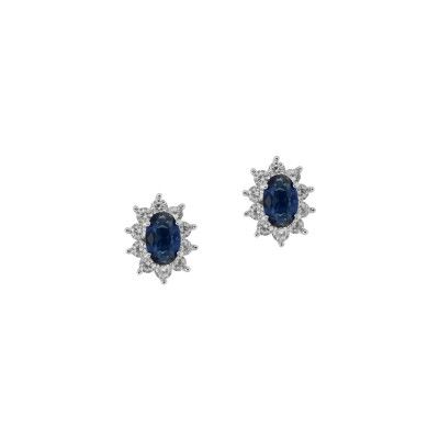 Earrings Diana - Blue