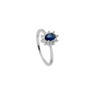 Ring Diana - Small Blue