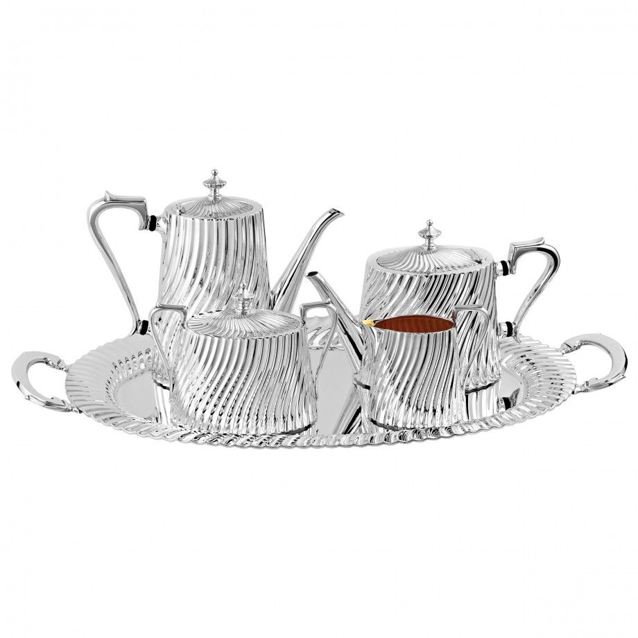 Tea and Coffe Set Galhes Torcidos