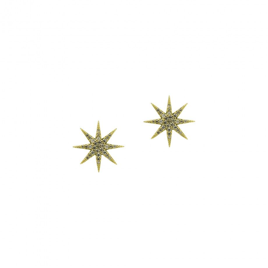 Earrings Star - Golden