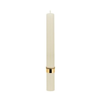Vela de Batismo Crown - Dourado