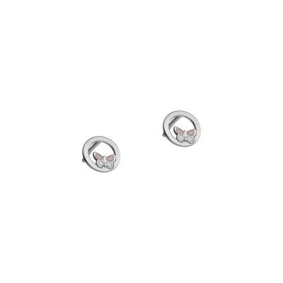Earrings Butterfly - Pink