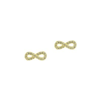 Brincos Infinito - Dourado