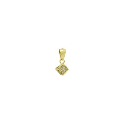 Pendente Cubo - Dourado