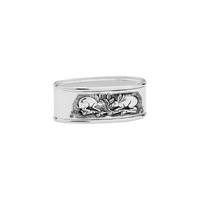 Napkin Ring 2 Rabbits