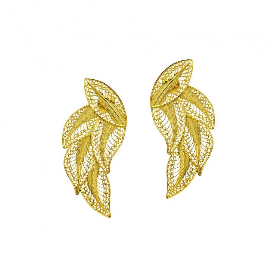 Earrings Leaves