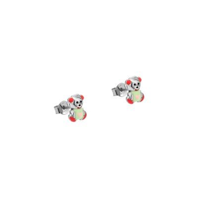 Earrings Little Bear - Mint