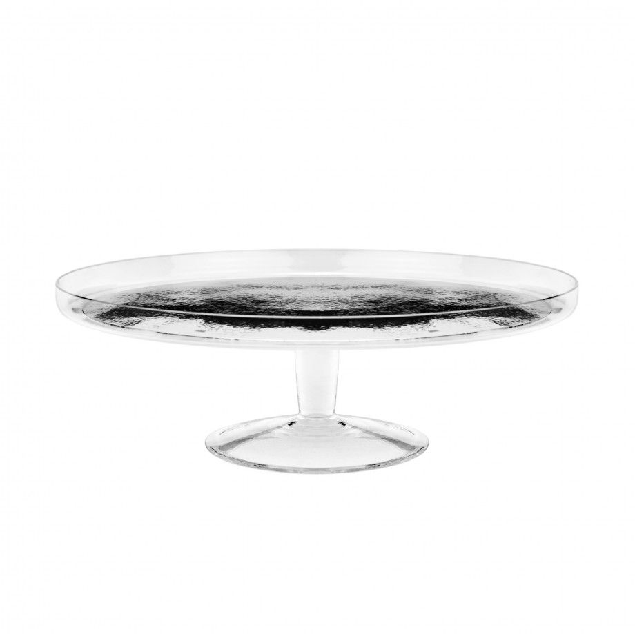 Cake Plate Hammered