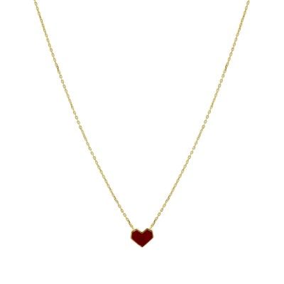 Colar Coração Vermelho Colar Coração Vermelho