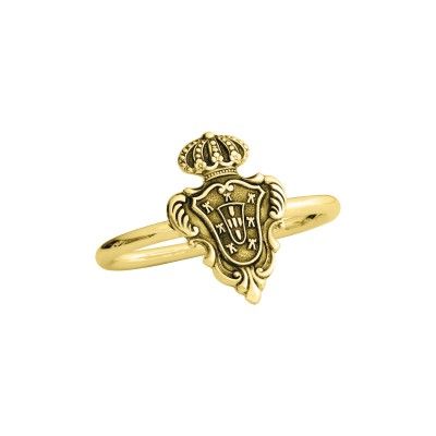 Napkin Ring Coat of Arms of Portugal - Golden
