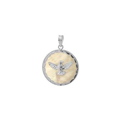 Medal Mother of Pearl - Holy Spirit
