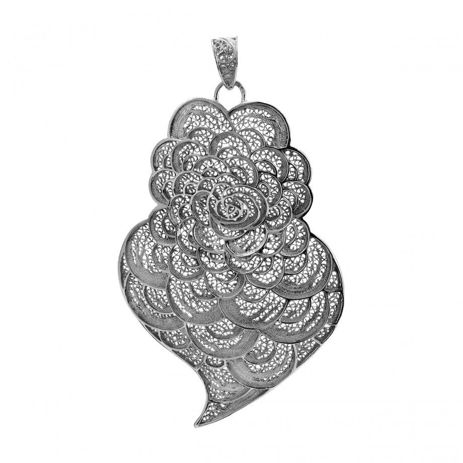 Pendant Maruva - Oxidised Silver