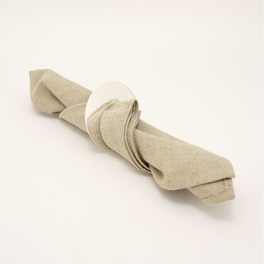 Argola de Guardanapo Round - Escovado