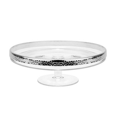 Cake Plate Hammered