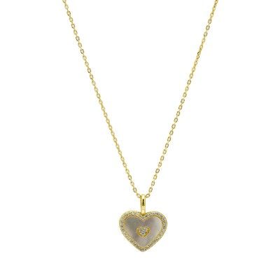 Necklace Heart Medal