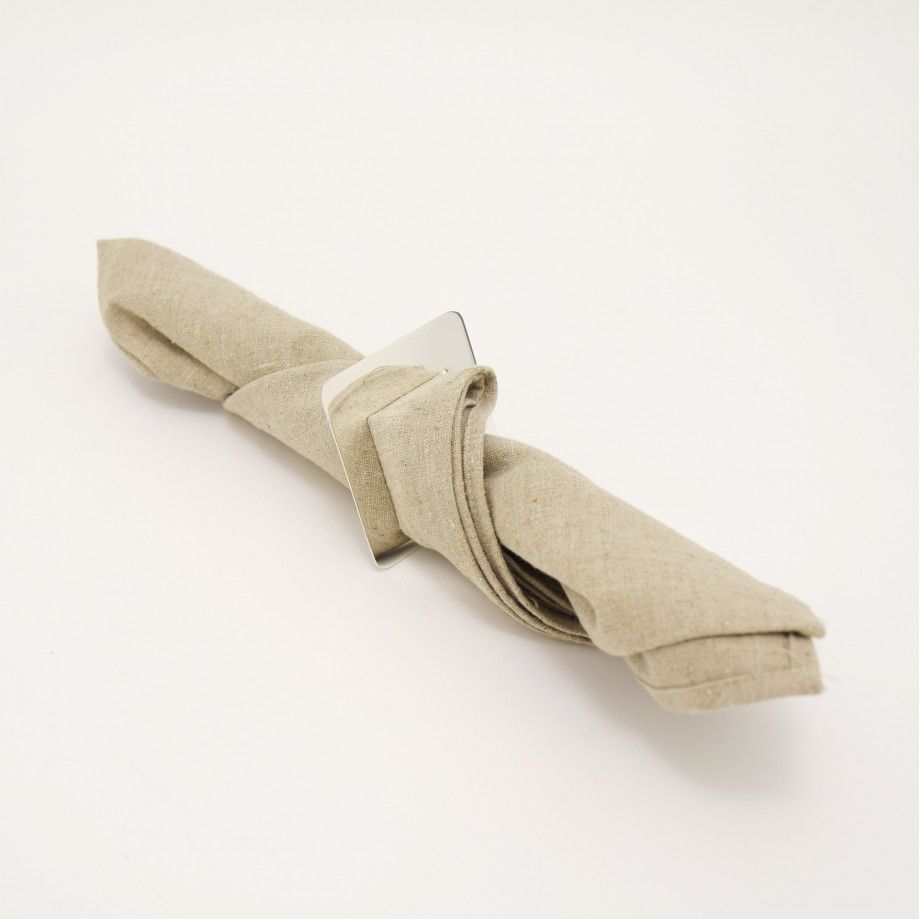 Napkin Ring Square - Brushed