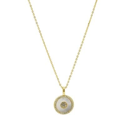 Necklace Round Medal Necklace Round Medal