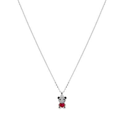 Necklace Little Bear w/ Zirconia