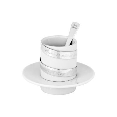 Coffee Cup + Spoon - Eça de Queiróz Coffee Cup + Spoon - Eça de Queiróz