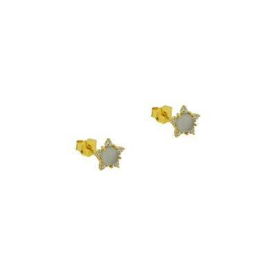 Earrings Star - Blue