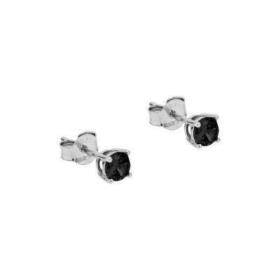 Earrings Emma - Black 4mm Earrings Emma - Black 4mm