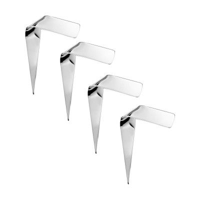 Set of 4 Cheese Markers Bandeira