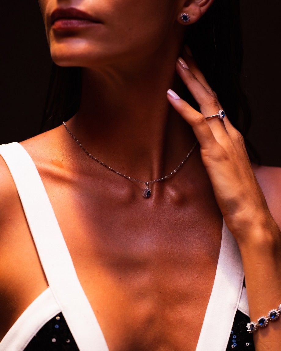 Pendente Diana - Azul