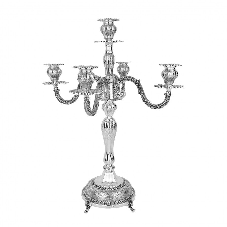Candelabro Georgiana c/ Lavradinho - 6 Lumes