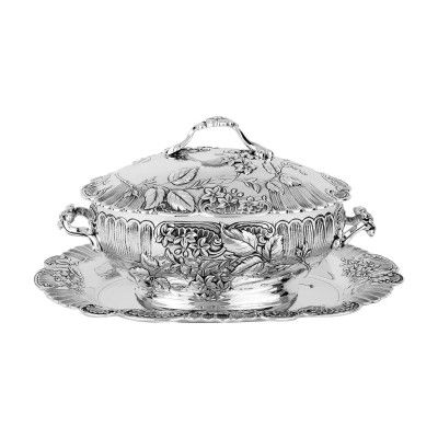 Serving Dish with Tray L�rios