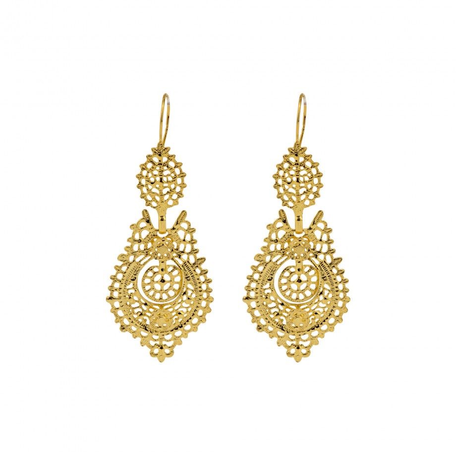Brincos Ra�nha - Dourado