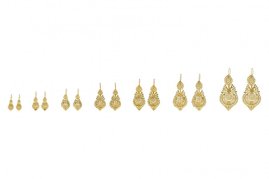 Brincos Ra�nha - Dourado